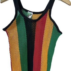 Fiesta Rasta Mesh Top